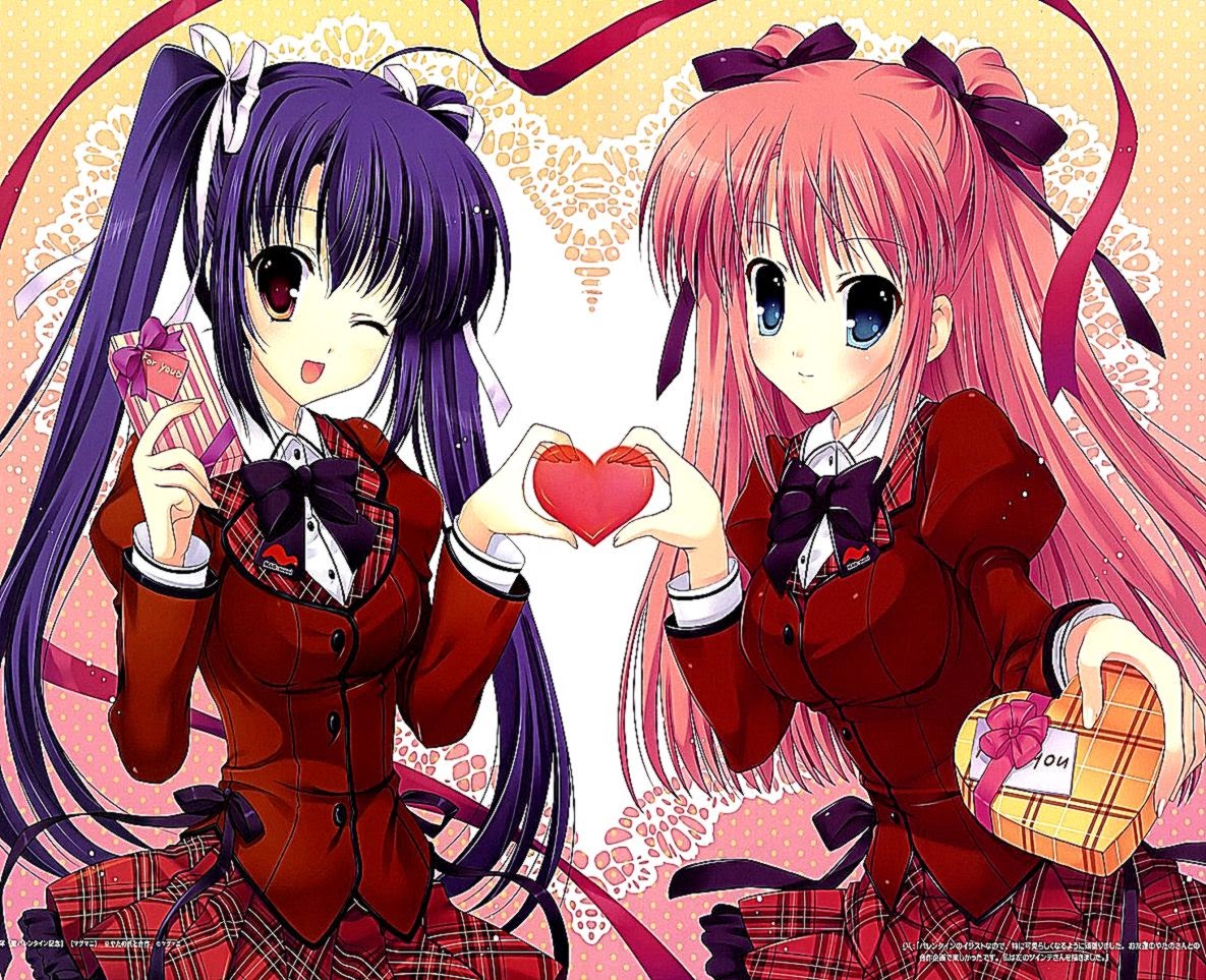 Anime Girl Valentine Day Wallpaper Gallery