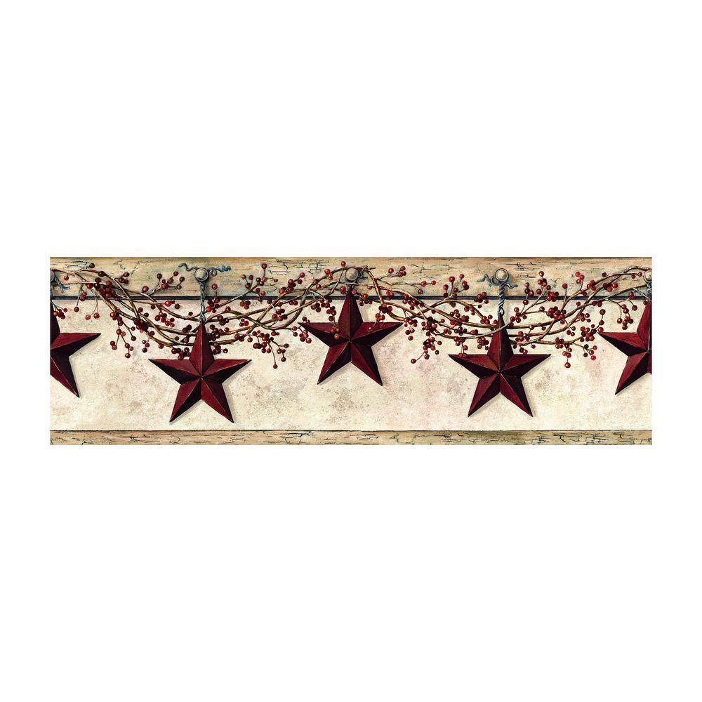 Country Stars Wallpaper Border By York