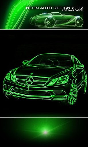View bigger   Neon Car Green Live Wallpaper for Android screenshot