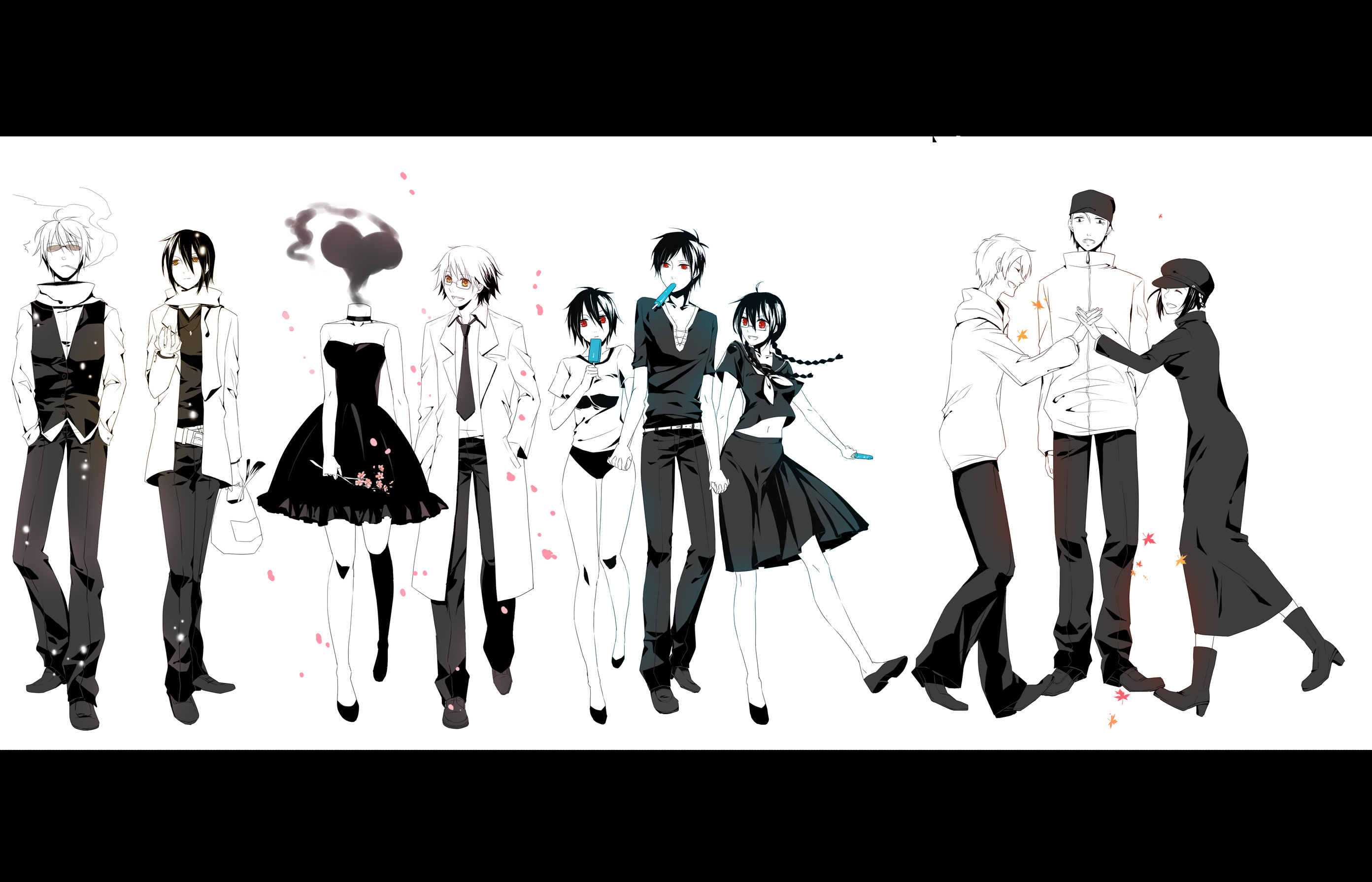 You Are Ing Durarara HD Wallpaper Color Palette Tags