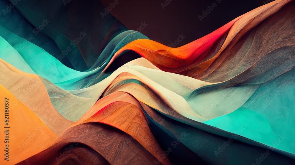 4k Abstract Wallpaper Colorful Design Shapes And Textures