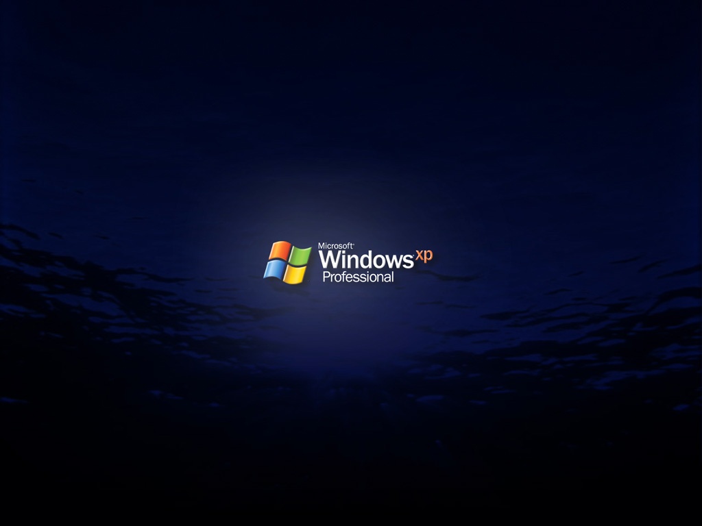 Windows XP Pro Dark Water