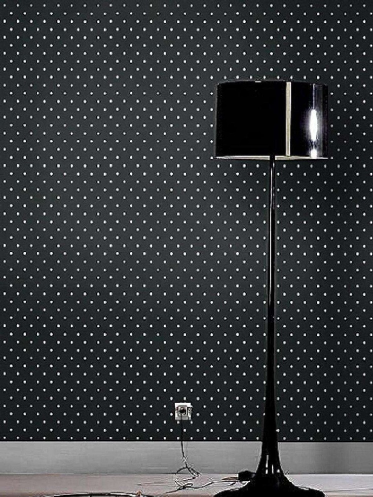 Black And White Polka Dot Wallpaper Bedroom Ideas