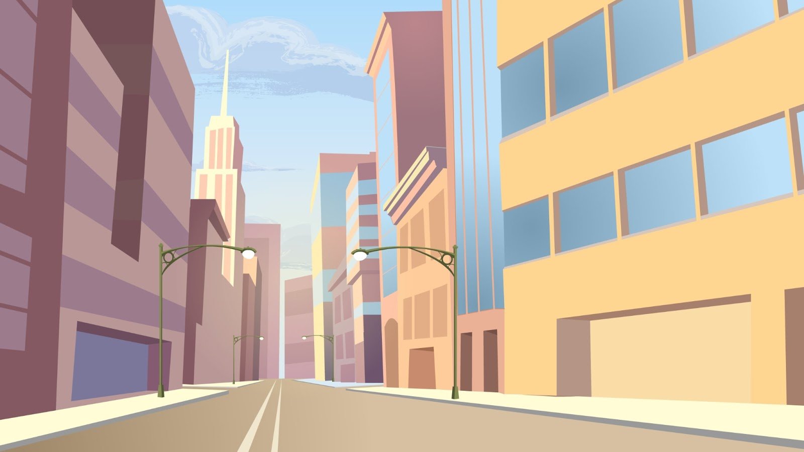 Rick Marin Site Background Art for Animation Project