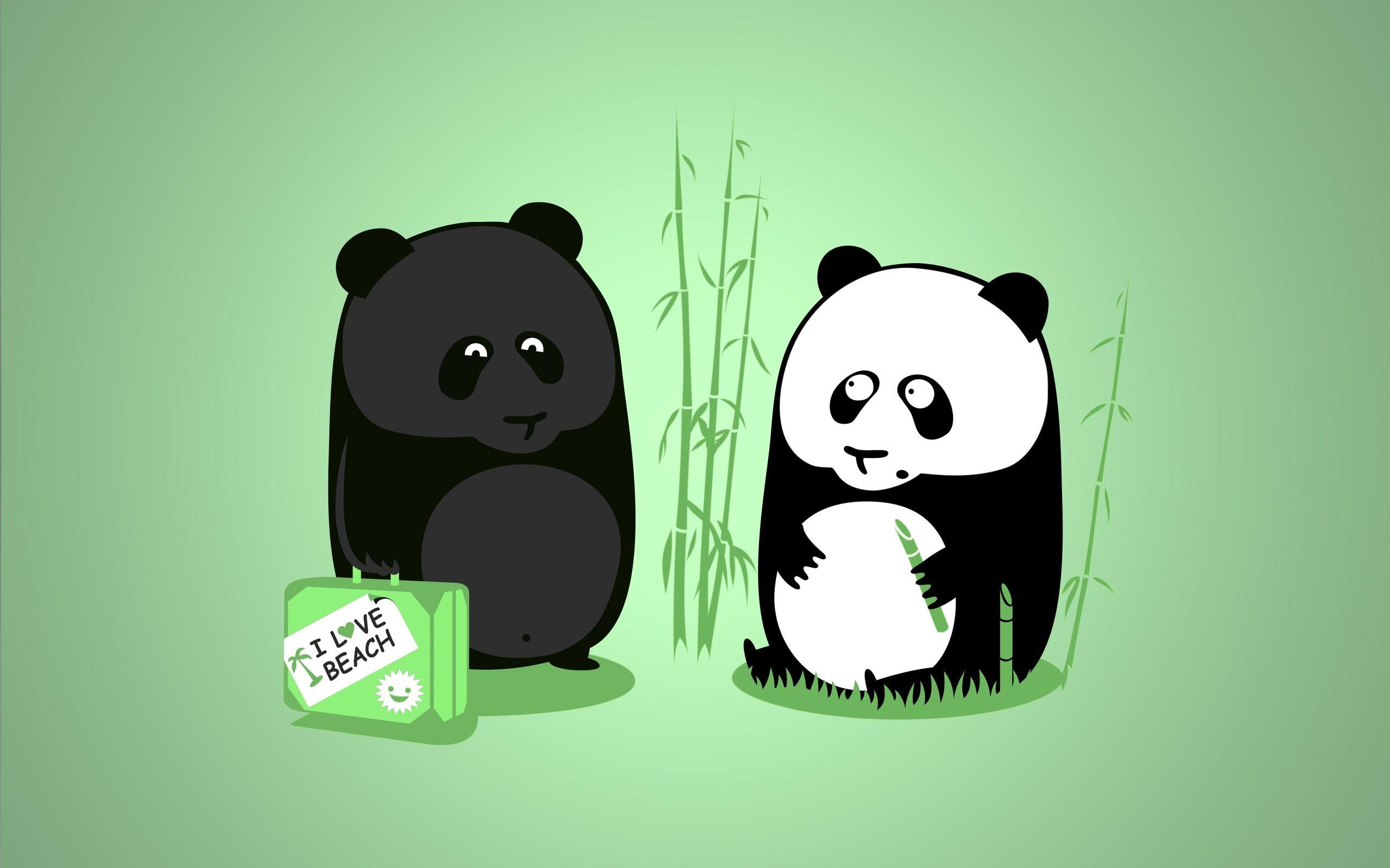 Cartoon Panda Wallpaper