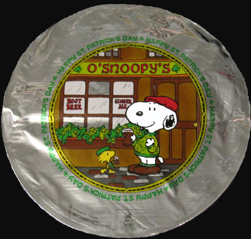 Snoopy St Patrick S Day Balloon Snoopn4pnuts