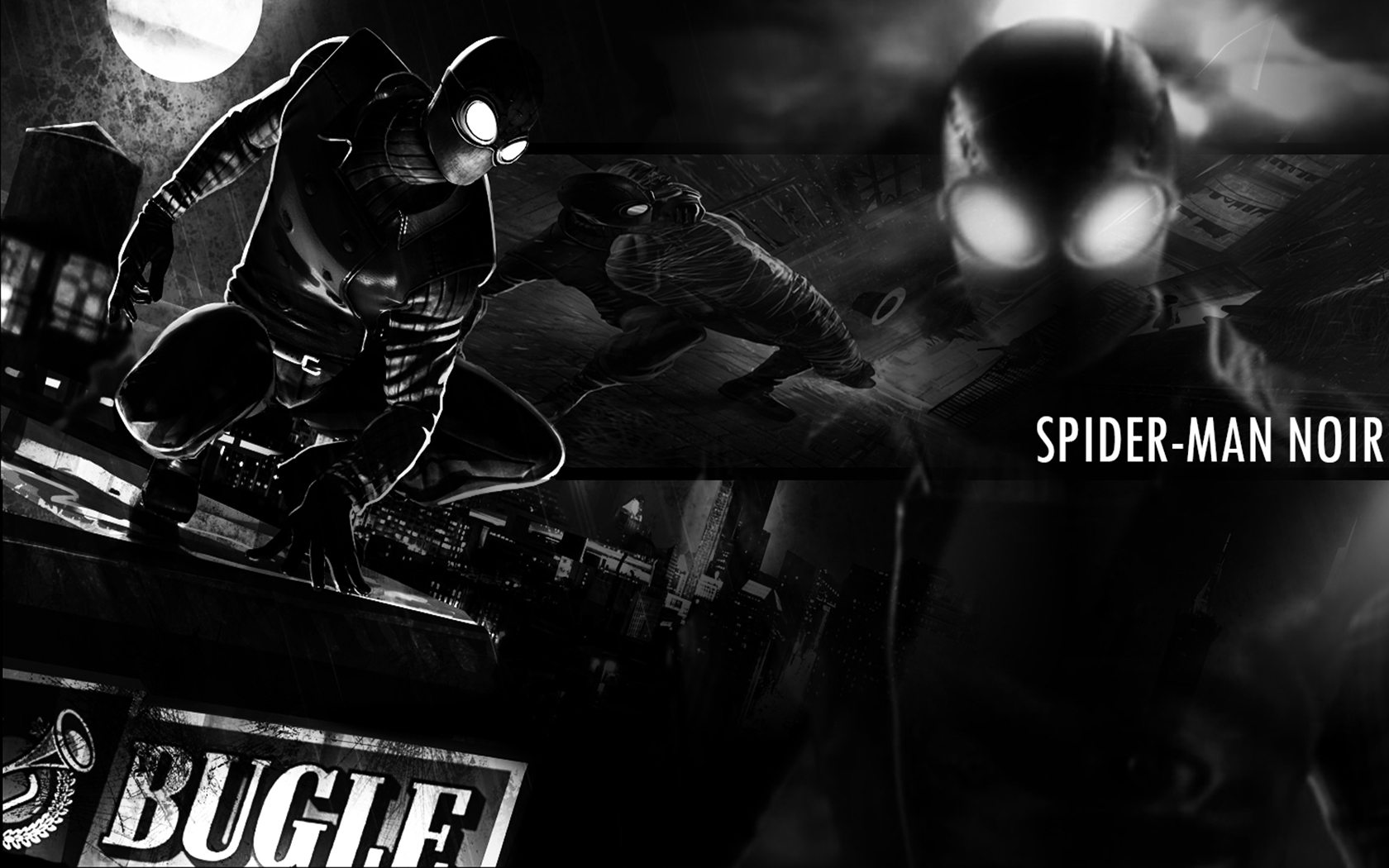 Spider Man Noir Wallpaper Final Edit By S1nwithm3