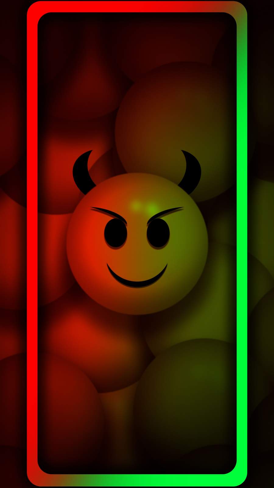 Evil Smile iPhone Wallpaper