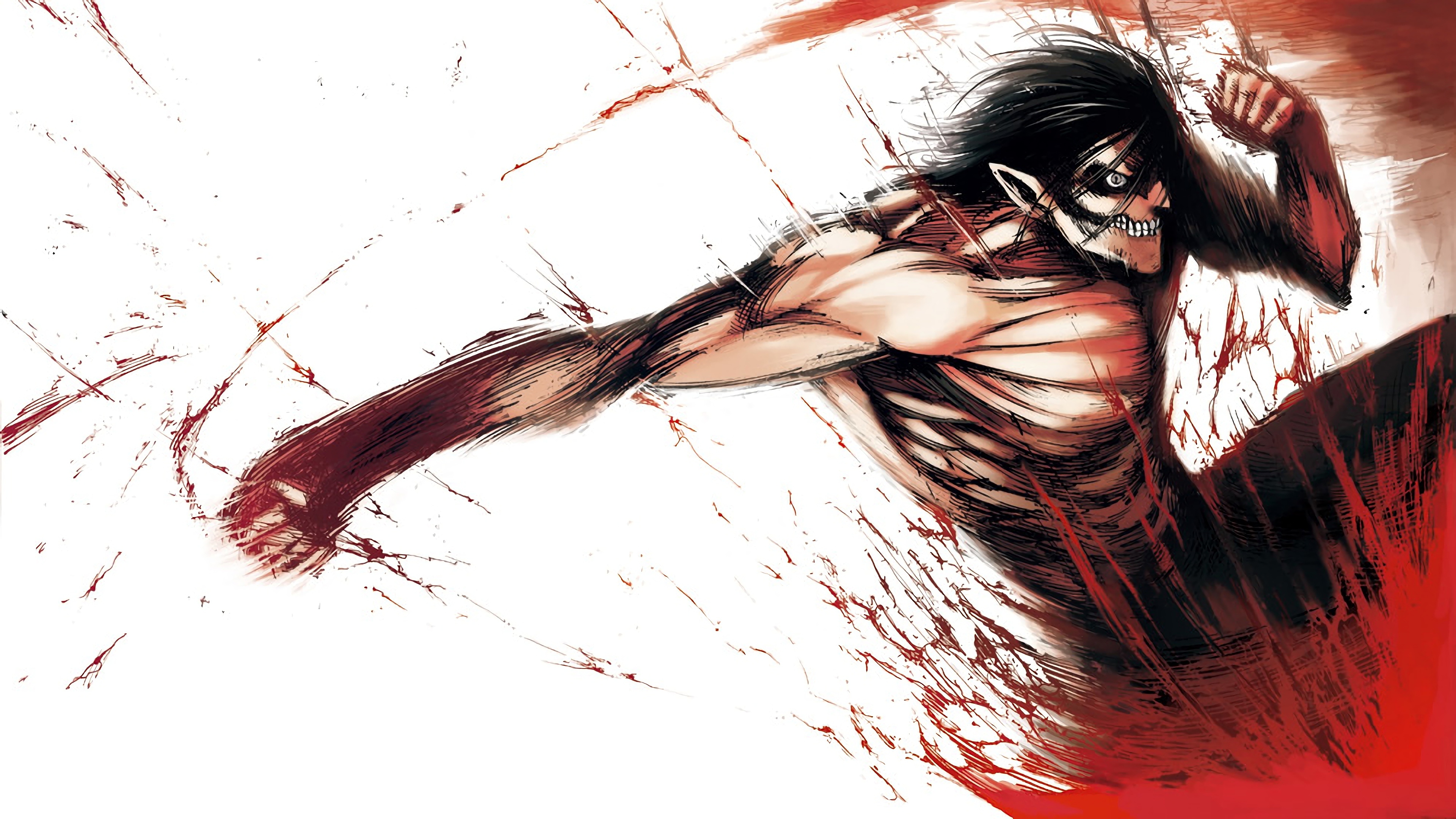 Eren Yeager Anime Attack On Titan 4k Ultra HD Wallpaper
