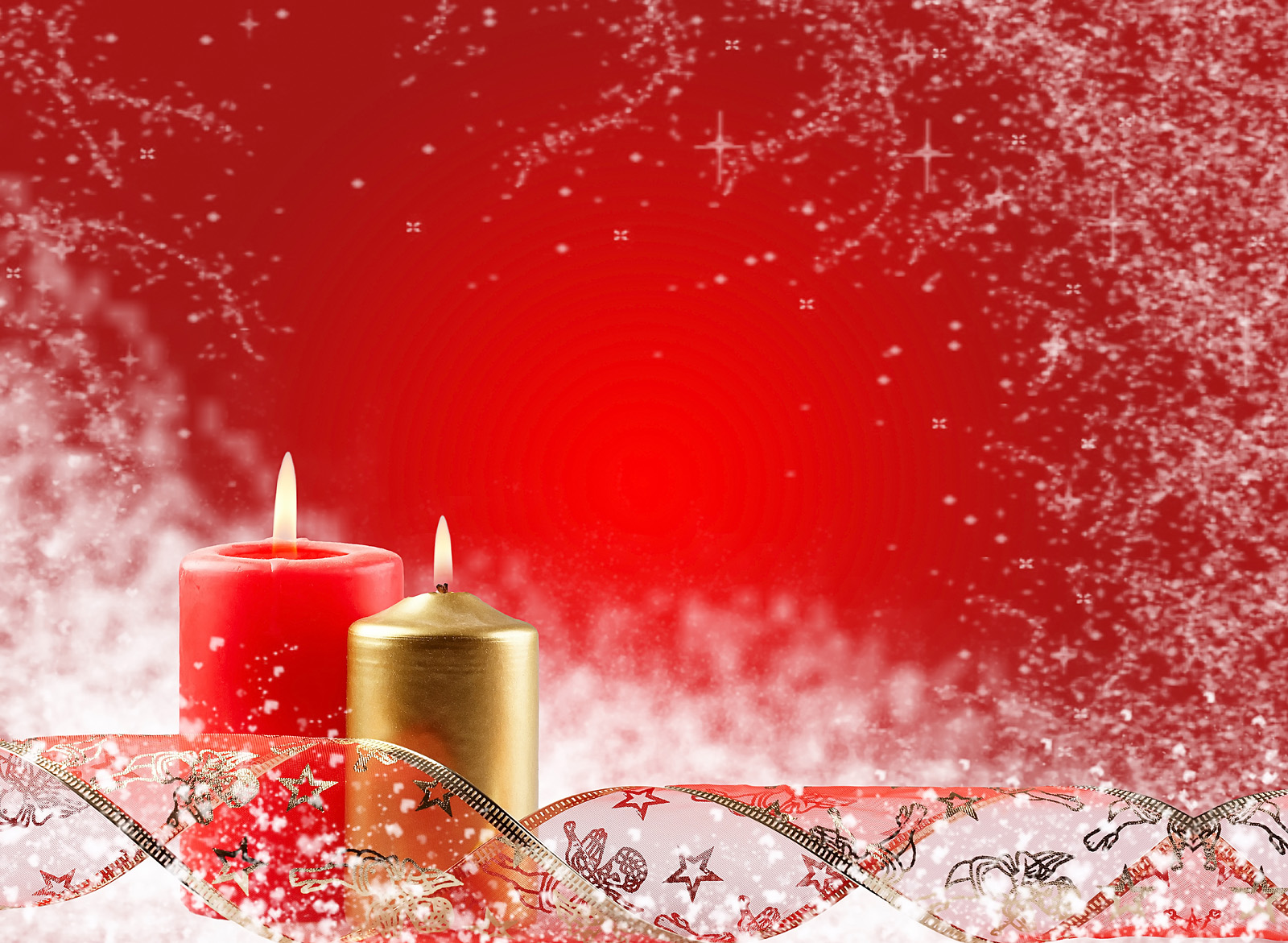 Christmas Candles Wallpaper Pictures Image Pics Photos