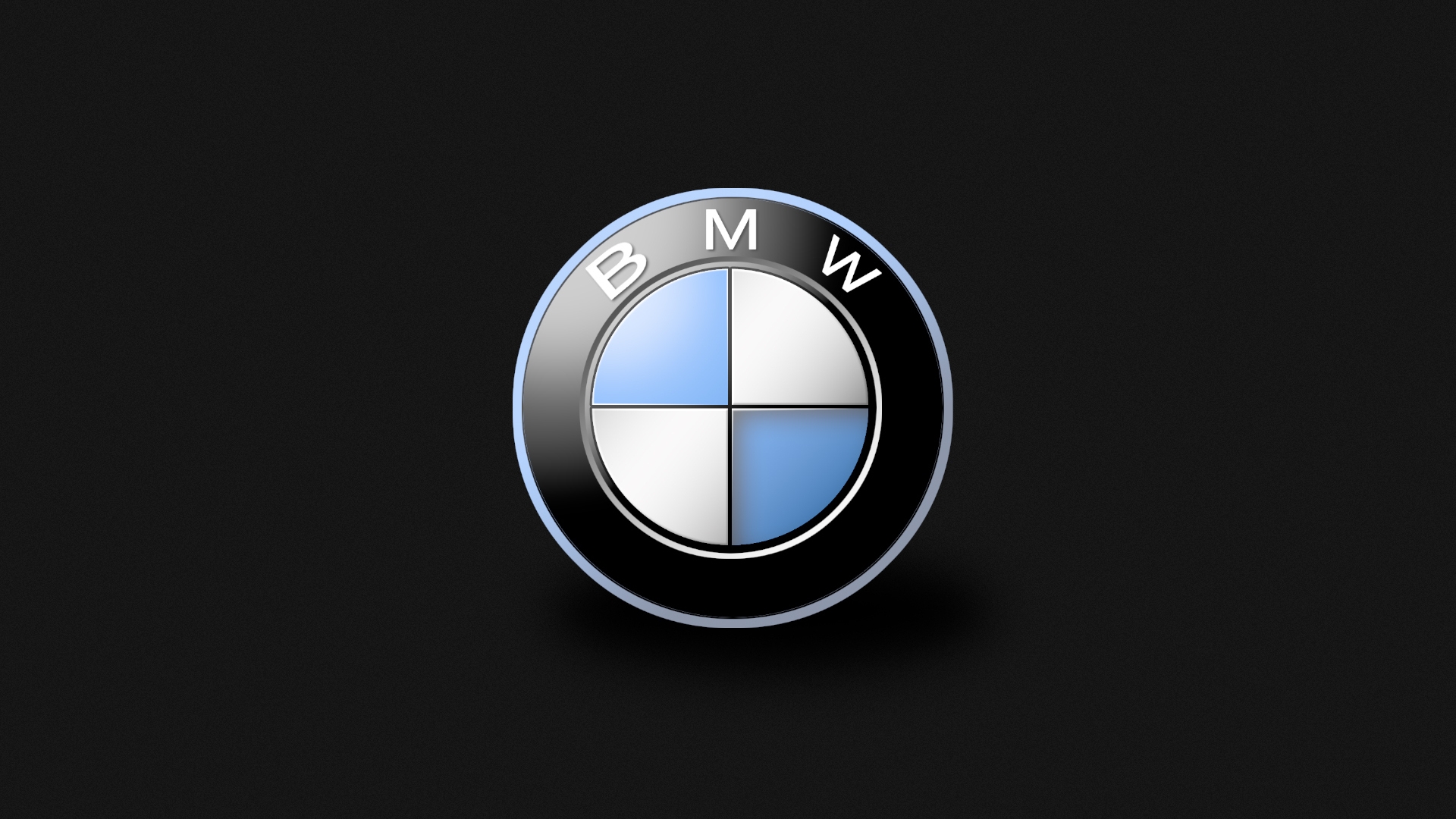 BMW Logo on Dark Background
