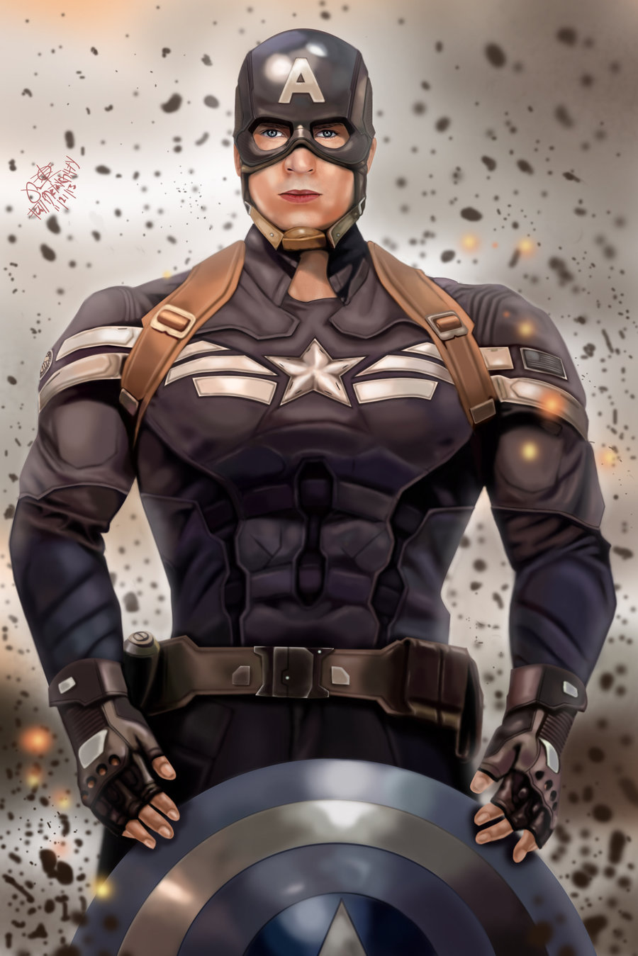 Captain America Winter Soldier HD Wallpaper