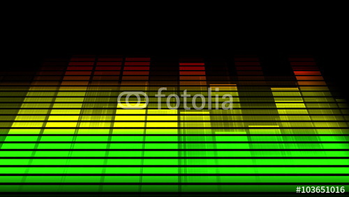 Music Equalizer Graphics Moving Bars Puter Generated Abstract