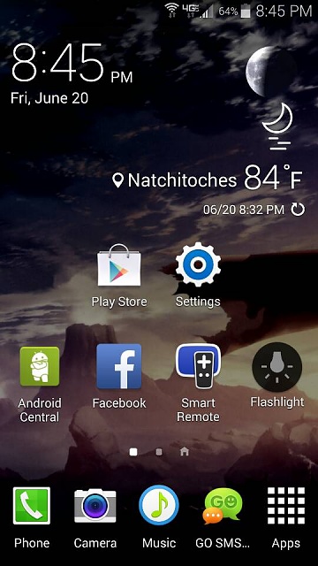 Best Weather App For Use On The Galaxy S5 Screenshot