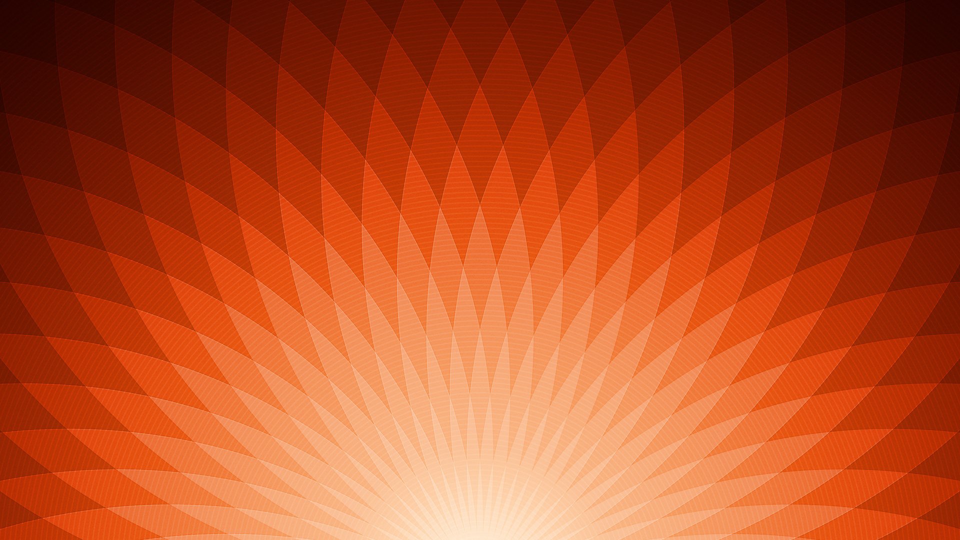 Abstract orange radial gradient background with a subtle geometric pattern