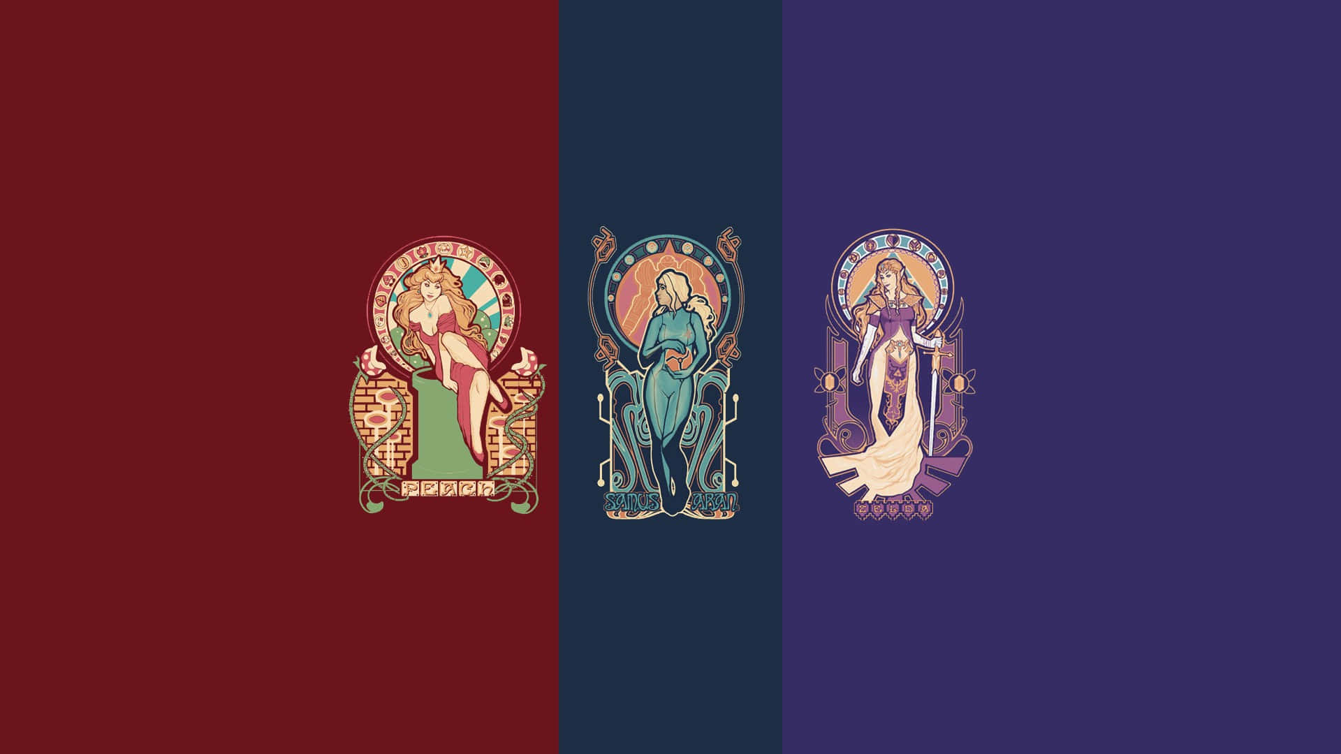 Art Nouveau Wallpaper