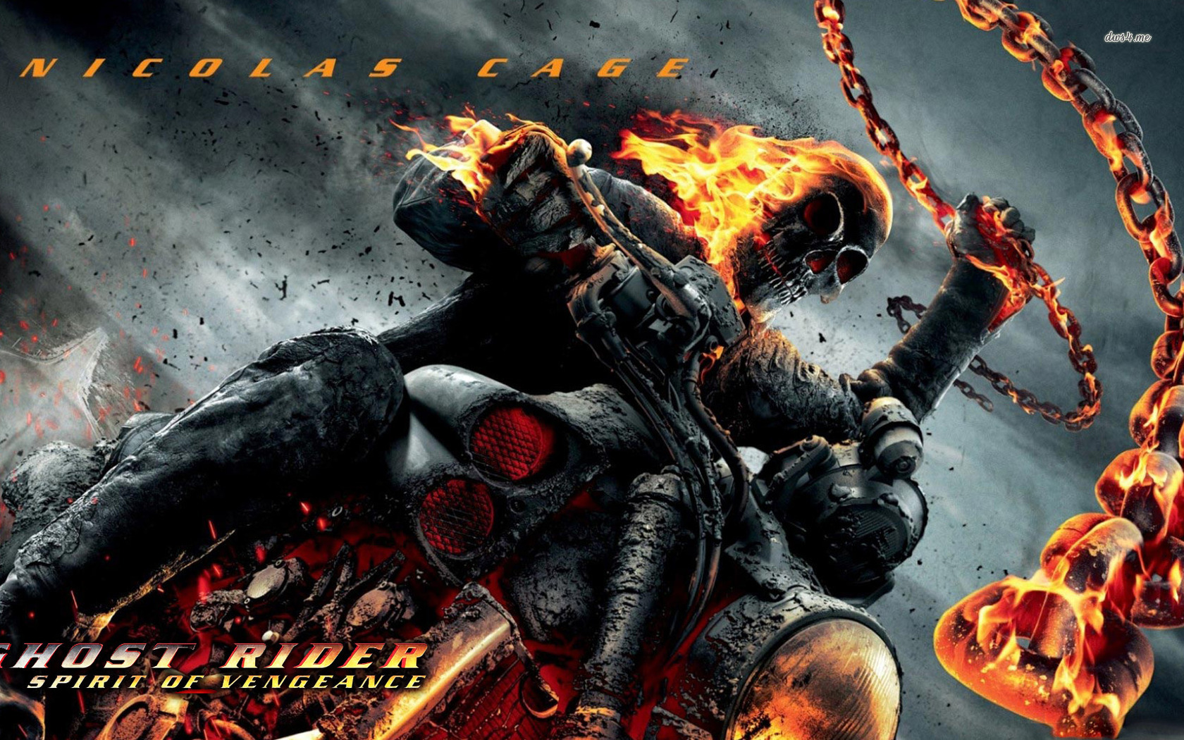 Ghost Rider 2 Bike Skull Movie Motorcycle Artistic Skeleton 1680x1050