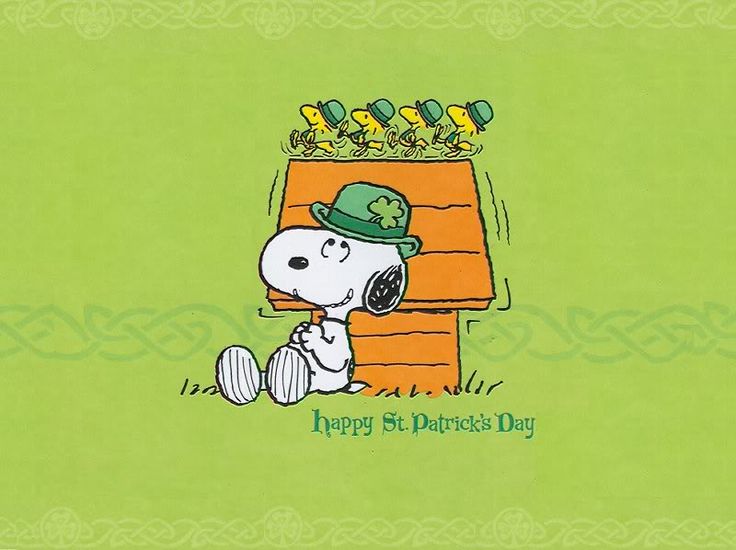 Candace Heezen On Snoopy St Patrick S Day