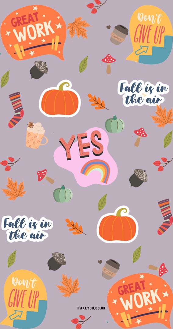 11 Cute Autumn Wallpaper Aesthetic For Phone Fall is in the Air 567x1077