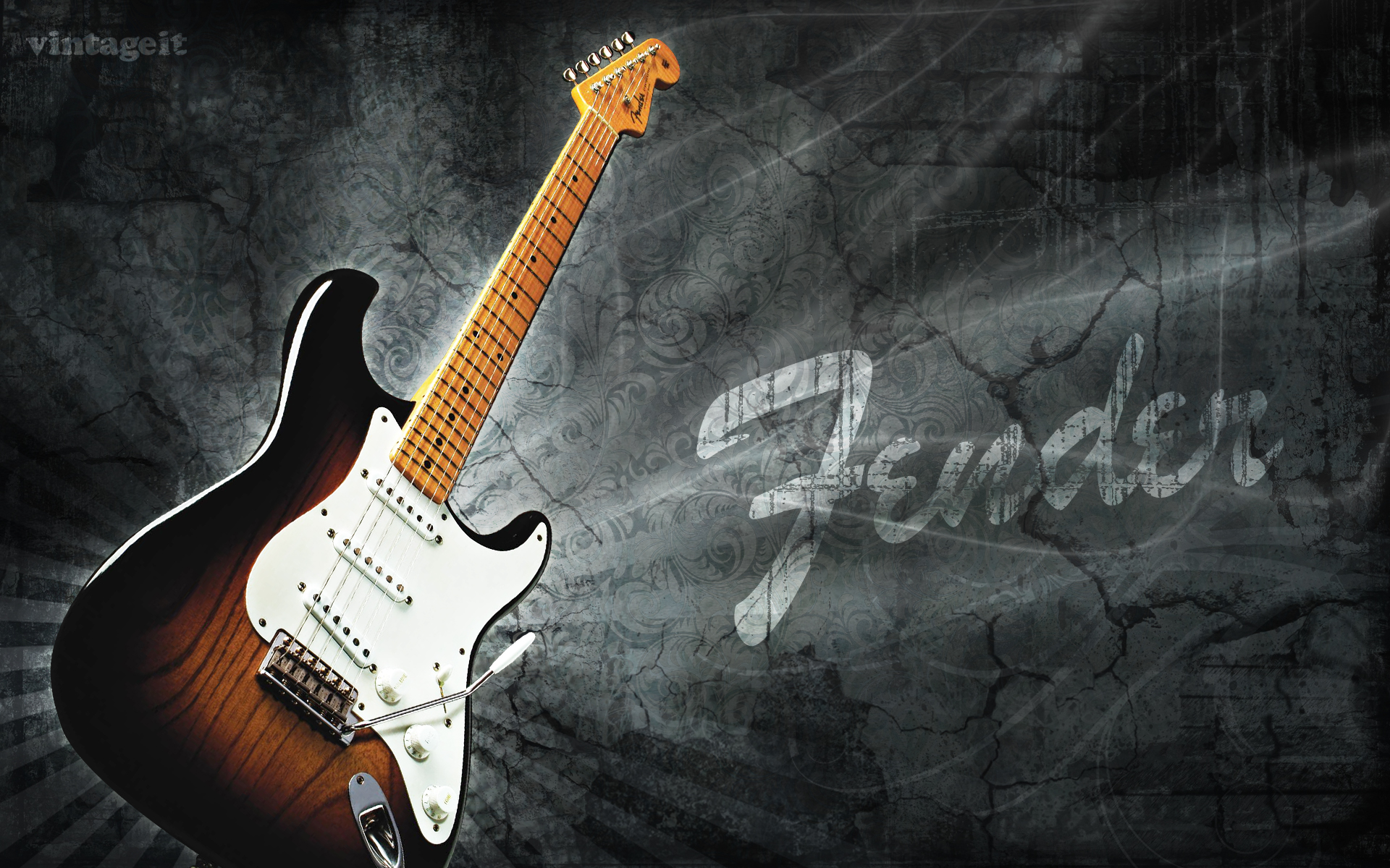 Fender Stratocaster Wallpaper Desktop HD iPad iPhone