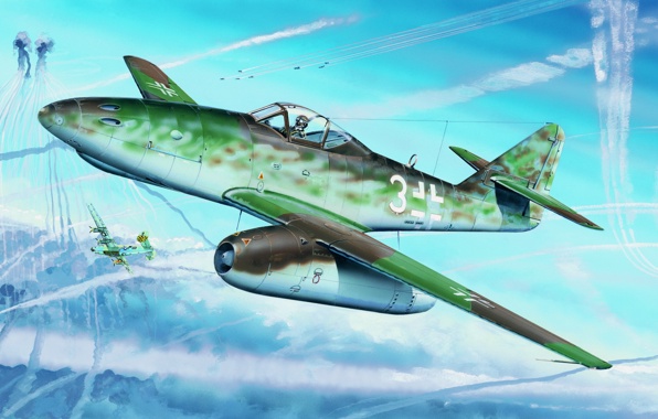 Ww2 War Art Painting Jet Aviation Wallpaper Photos Pictures