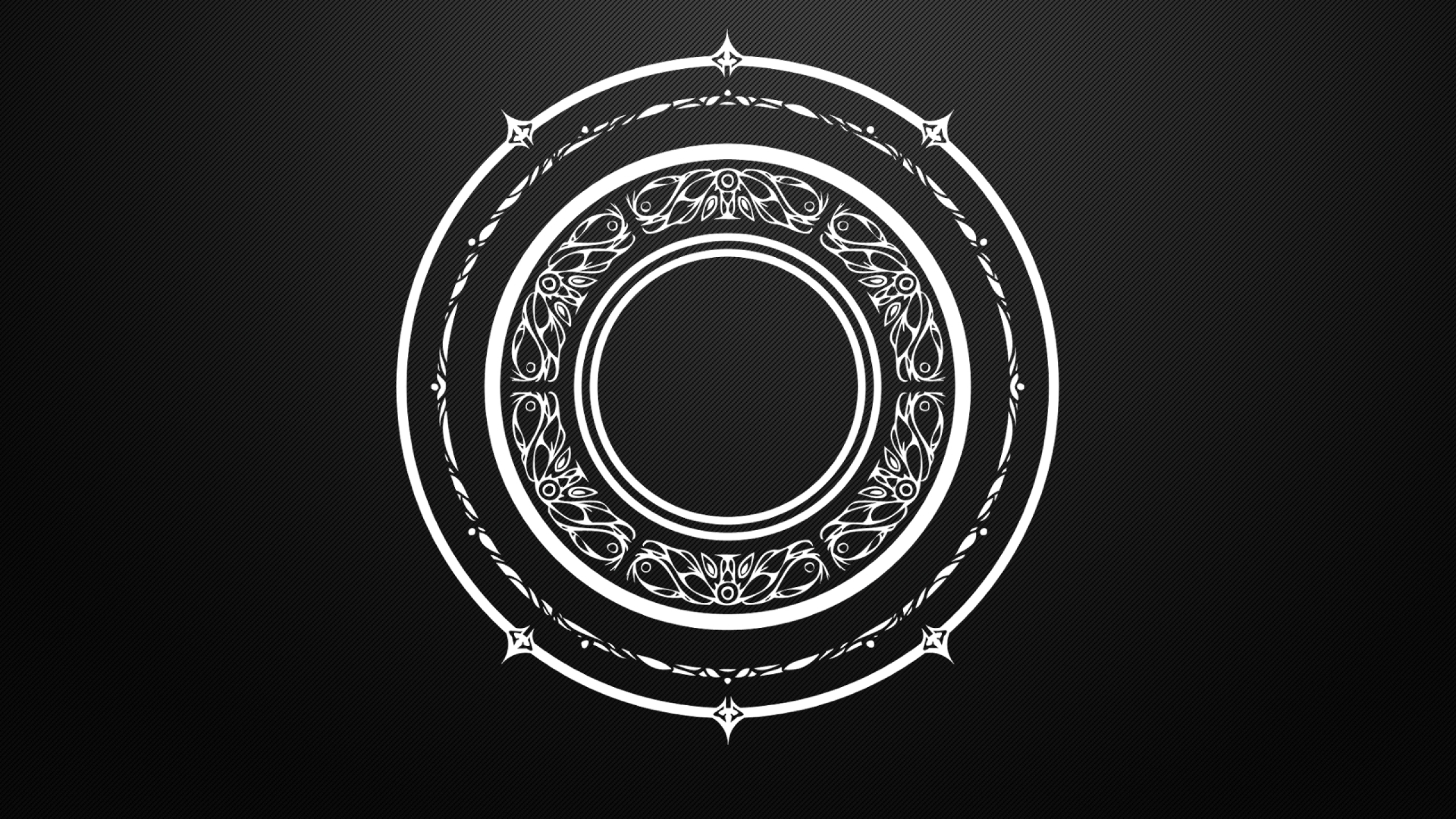 Black And White Circles Magic Arcane Mandala Tera Online