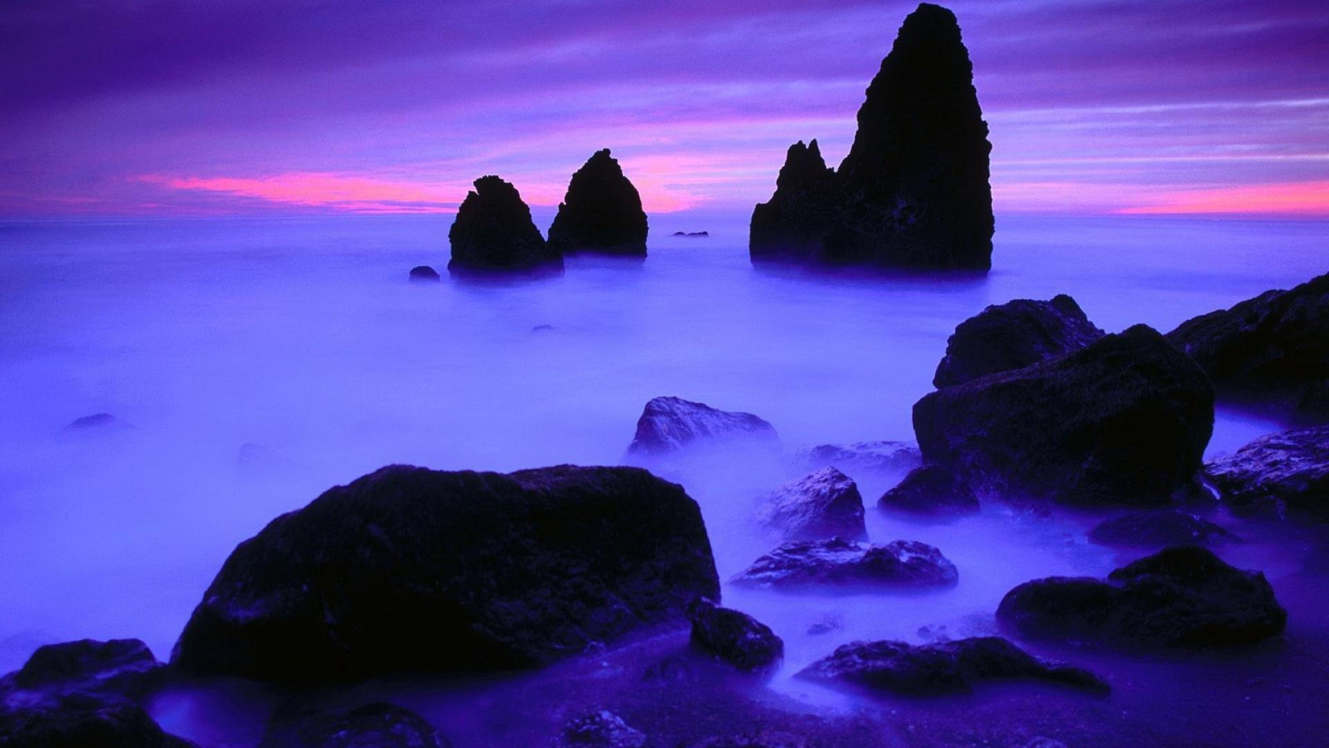 Purple Haze On The Rocks