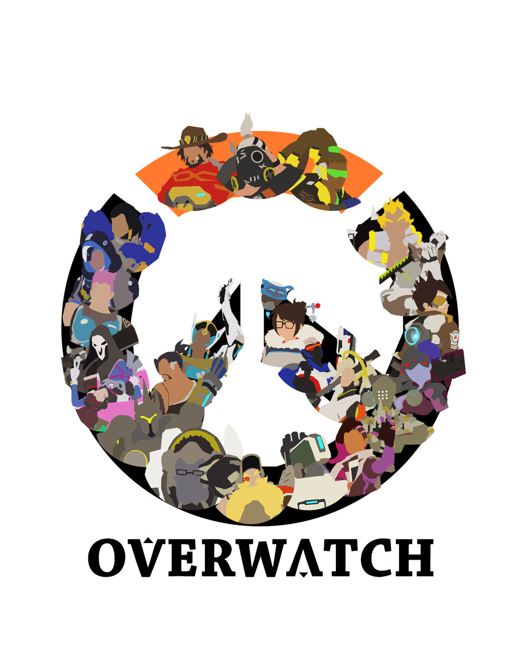 Overwatch Minimalist Clipart Cliparts Wallpaper