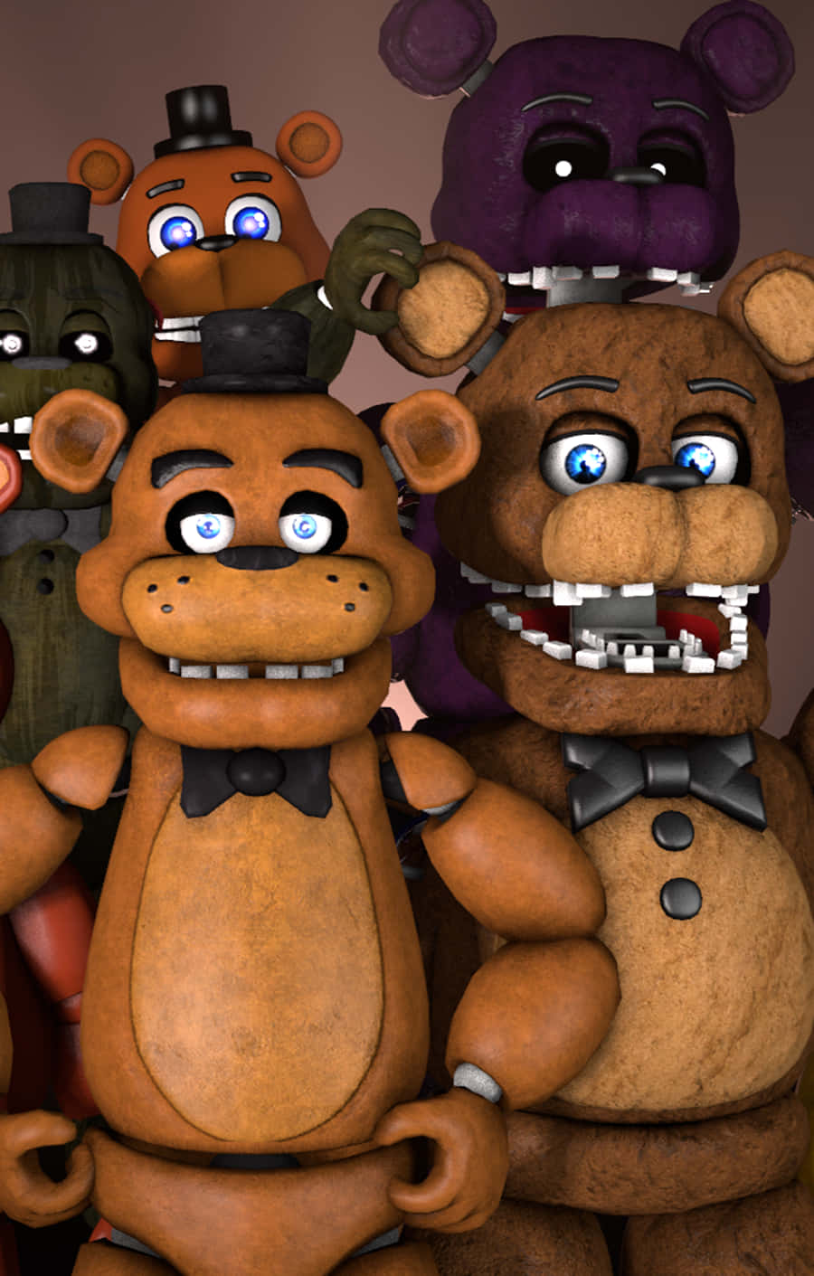 Jump Into The Action With Five Nights At Freddys On Your Wallpaper