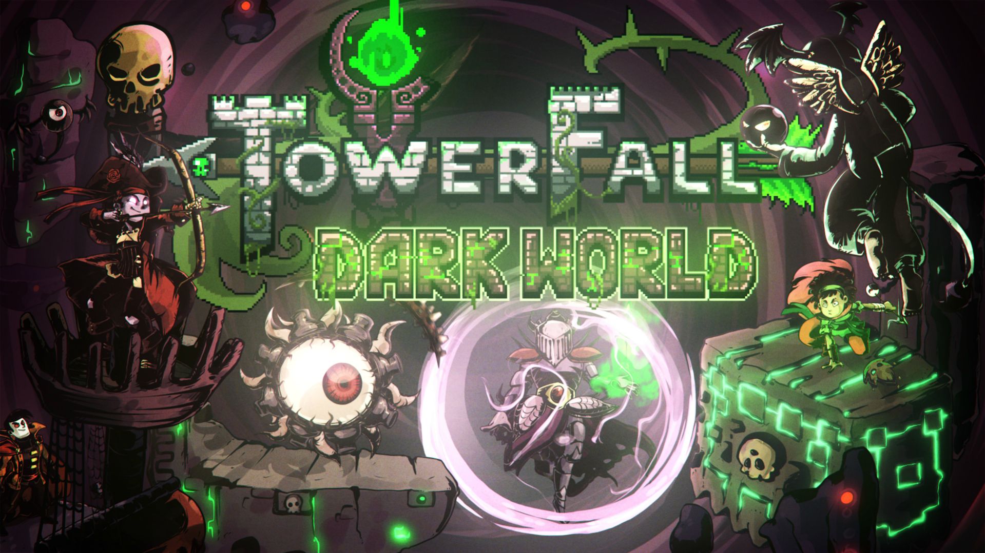 Towerfall Dark World Expansion HD Desktop Background