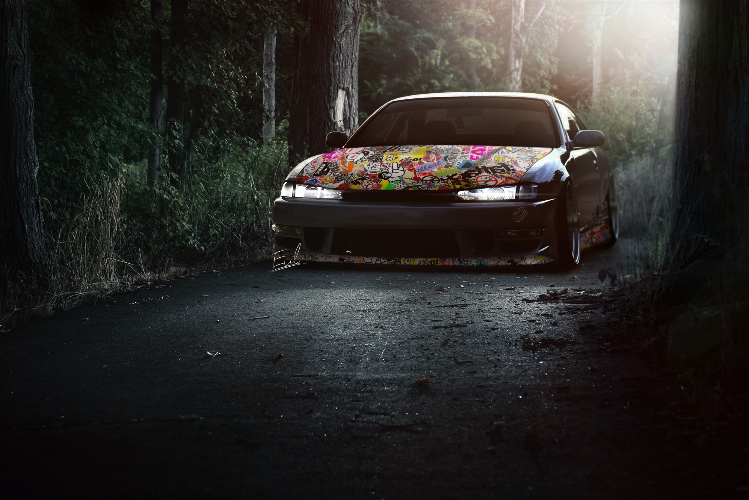 Jdm Stickers Wallpaper Nissan Silvia S14 By