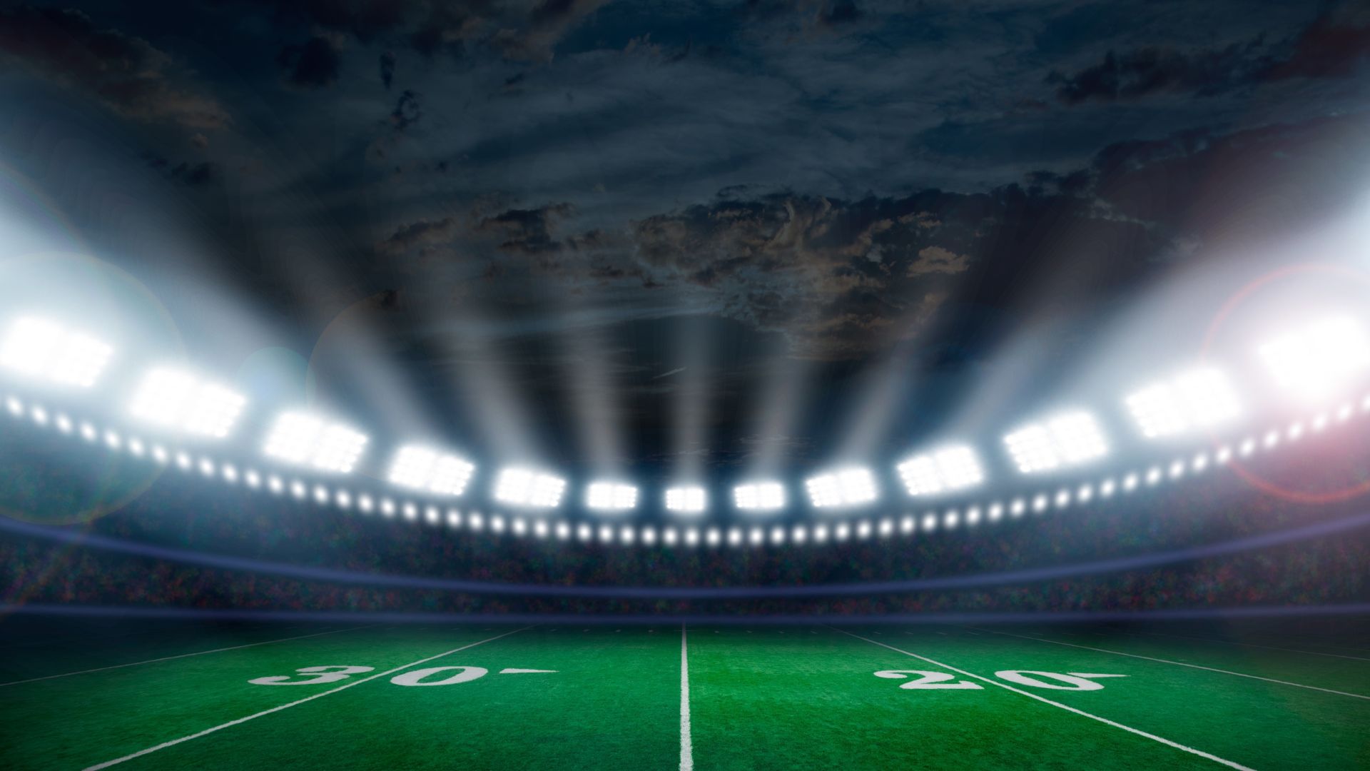 Desktop Wallpaper Stadium Football Lights Sports HD Image