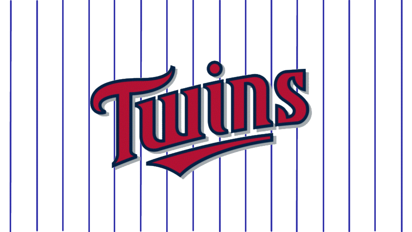 Insignia De Tela A Rayas Minnesota Twins