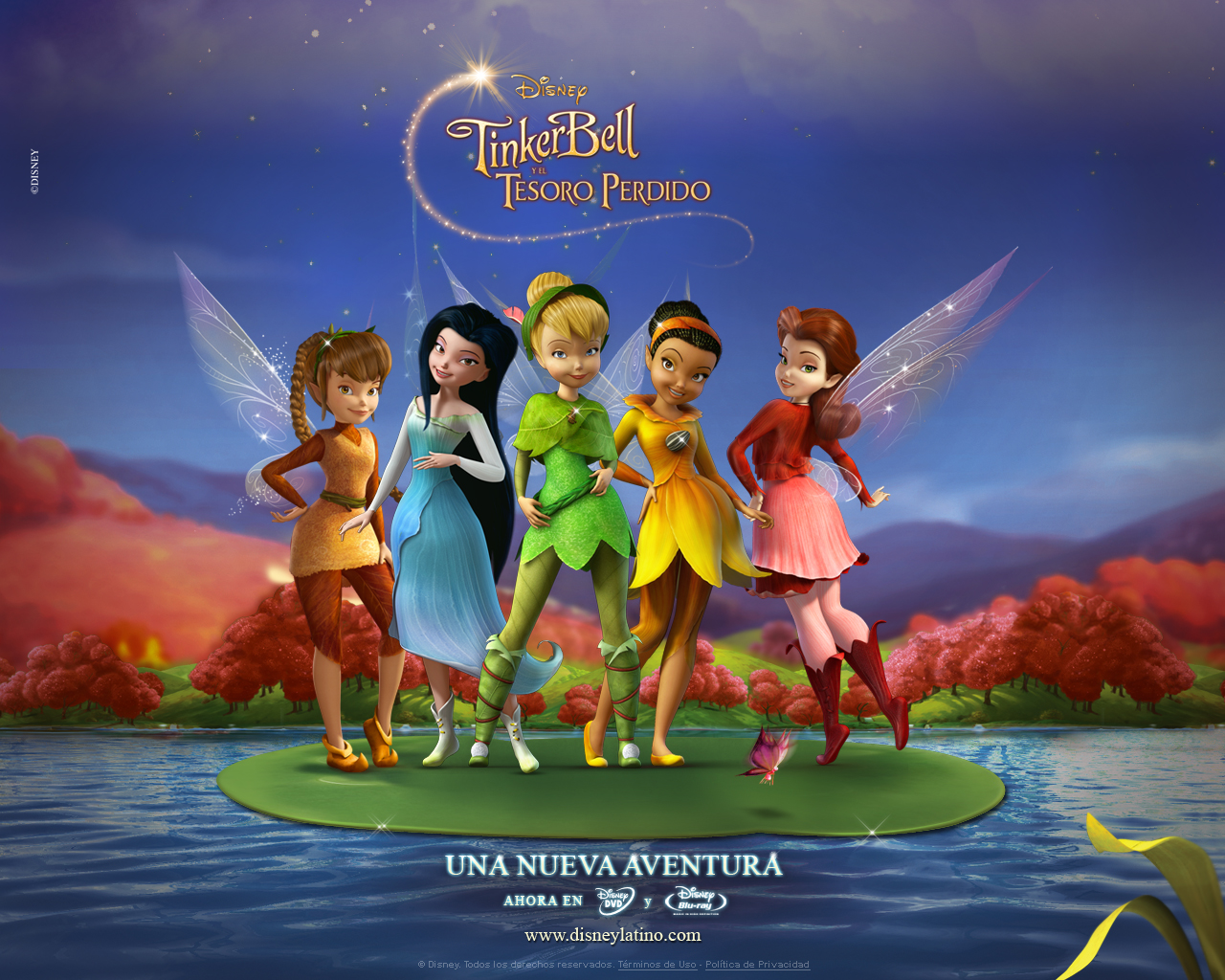 Tinkerbell 3d Animated Wallpaper