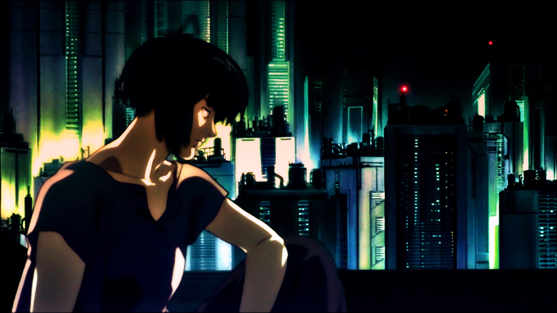 Anime Girls City Lights Cityscapes Cyberpunk Film Future Futuristic
