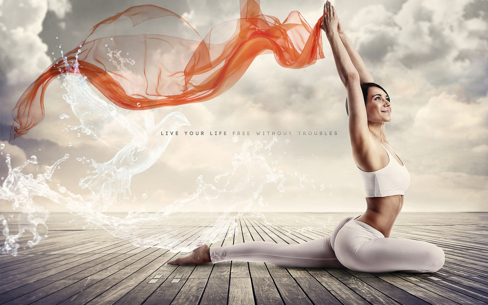 Yoga New Age Wallpaper