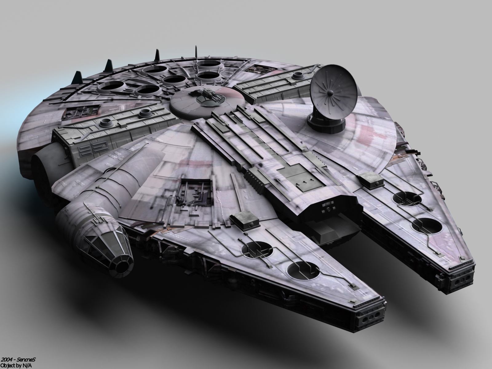 Wars Movies Spaceships Millenium Falcon HD Wallpaper Of 3d Graphic