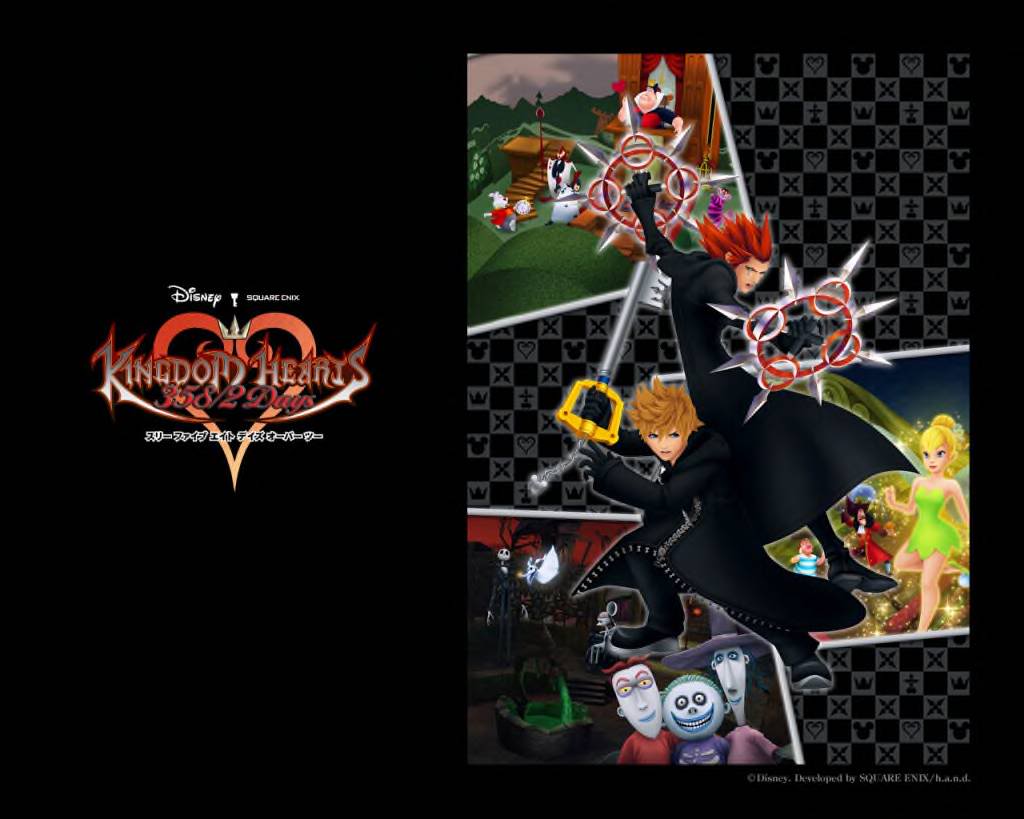 Kingdom Hearts 358 2 Days Roxas Amp Axel Wallpaper Kingdom Hearts