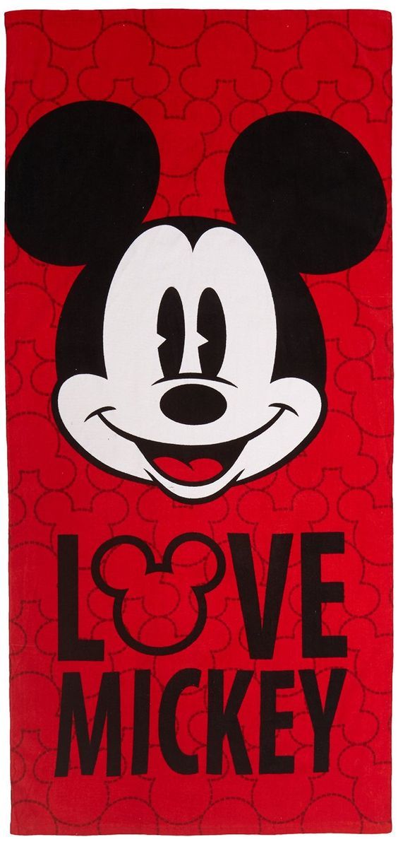 Amazon Disney Mickey Mouse Percent Cotton Beach Towel