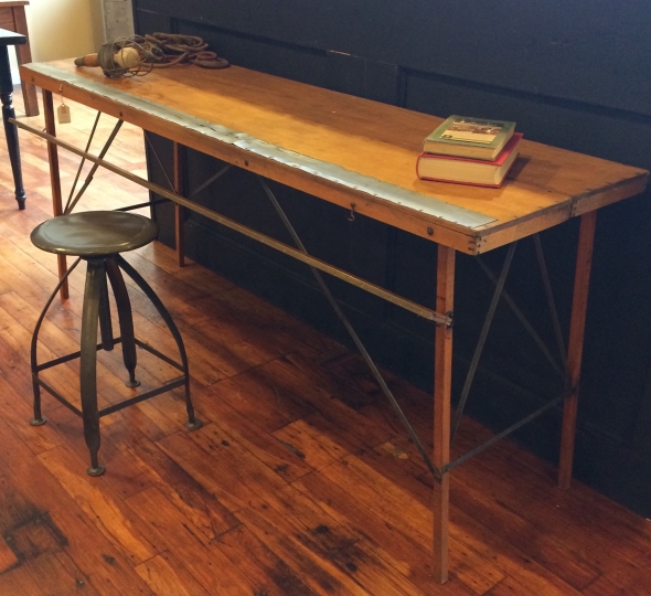 Antique Folding Wallpaper Table Furniture