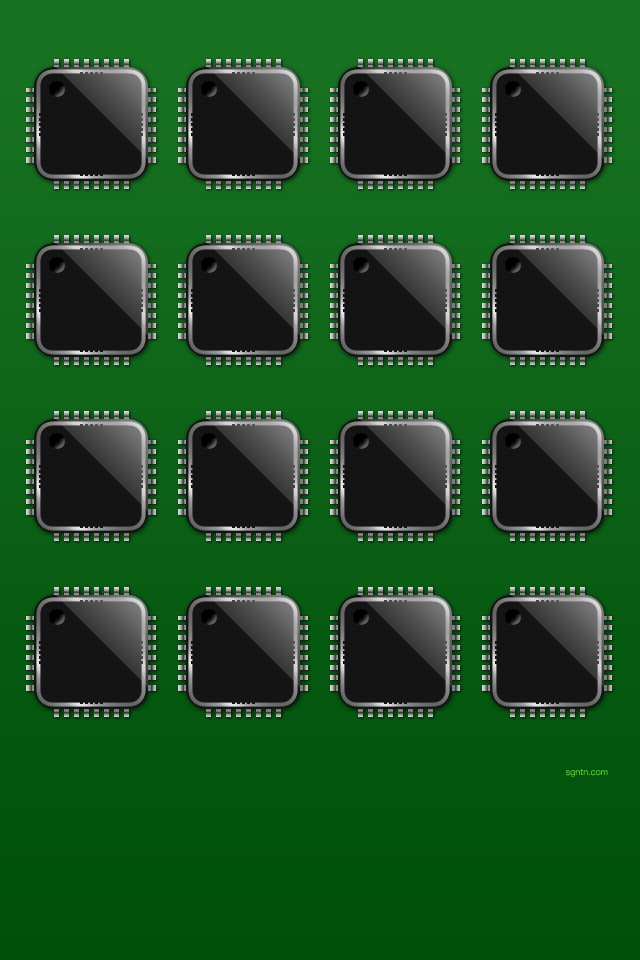 Circuit Board iPhone iOS 4 Wallpapers Twice The Geeky Coolness