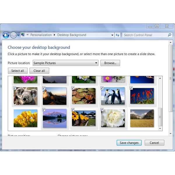 Make Changes To A Windows Background Slideshow