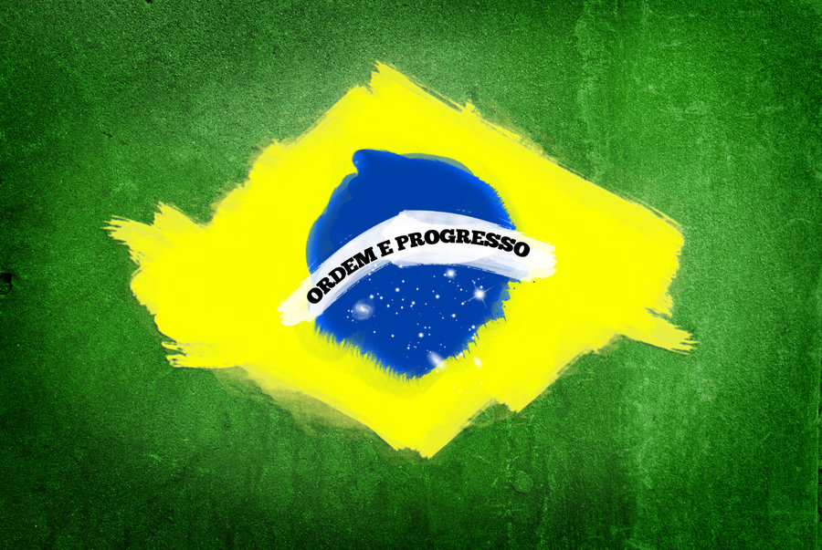 Brazil Flag Art Wallpaper In High Resolution For Get