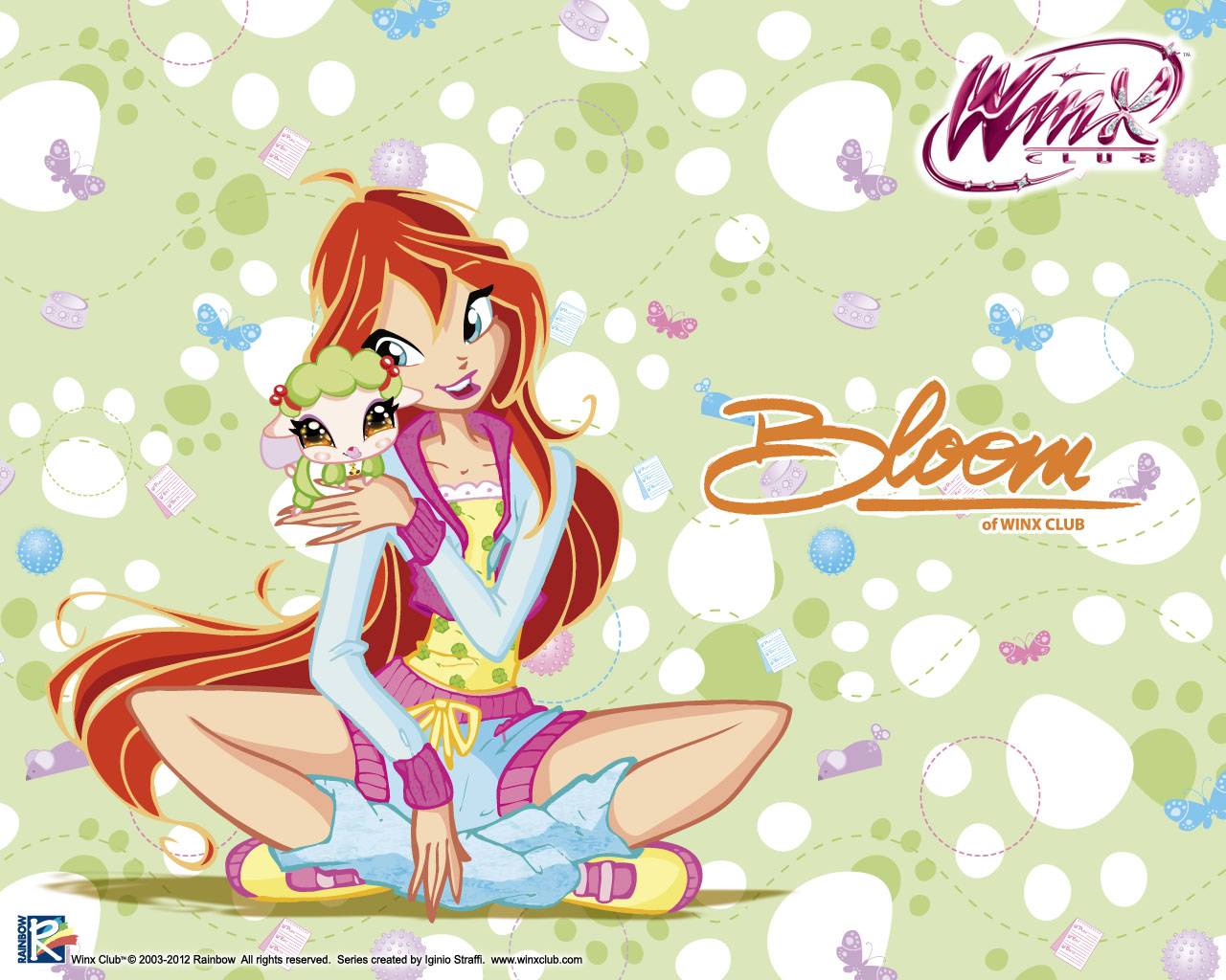 bloom and her pet winx club world Wallpaper