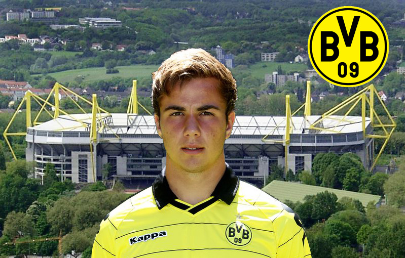 Borussia Dortmund Player Mario G Tze Wallpaper