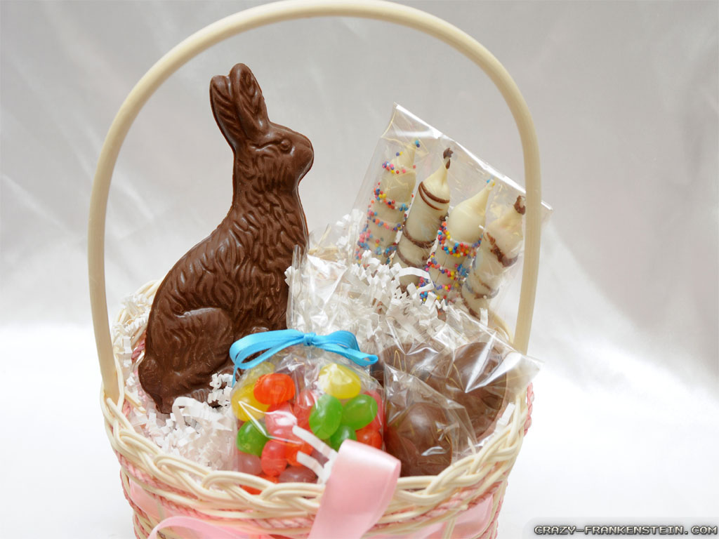 Easter Candy Baskets Wallpaper
