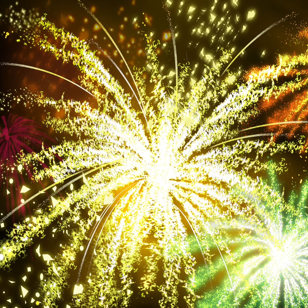 iPad Wallpaper Disney Fireworks Holiday Festival