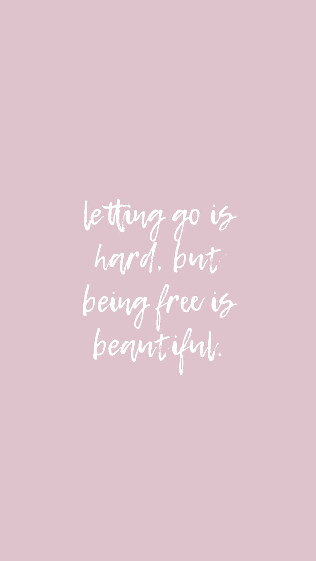 Let Go Quote Wallpaper