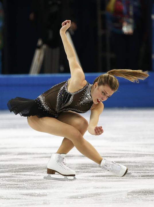 Ashley Wagner Of The United States Petes During