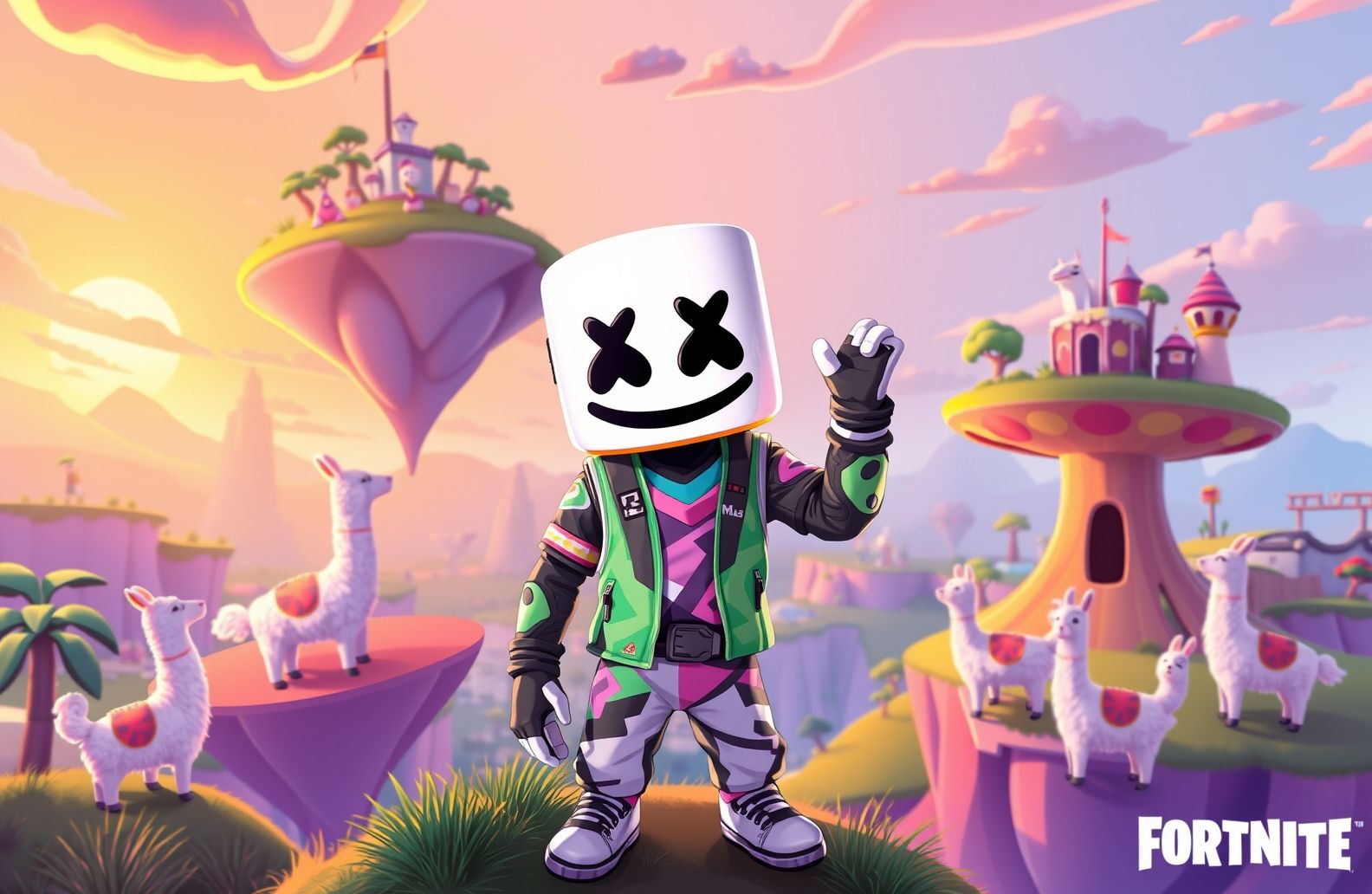 Marshmello Fortnite Wallpaper